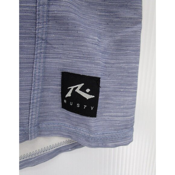 Rusty Swim Trunks 34 Cargo Board Shorts Bathing Suit Surf Lace Up Logo - Picture 3 of 10